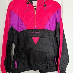 90’s Vintage USA Olympic Windbreaker Jacket - Size Small